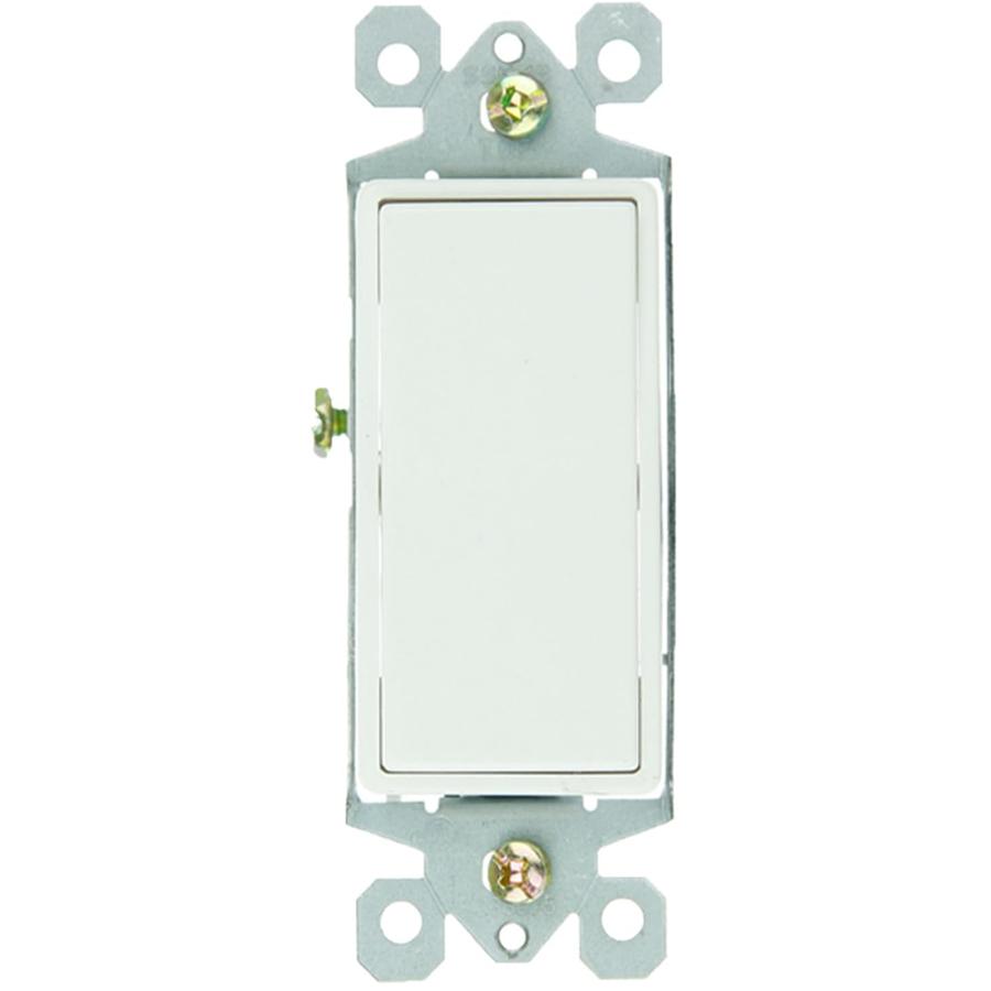 3 Way Grounded Wall Rocker Switch 5 Amp 120 Volts White