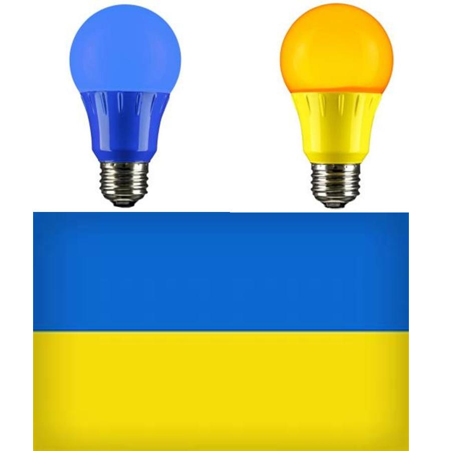 LED A Type 1 Yellow 1 Blue 3W Light Bulb Medium E26