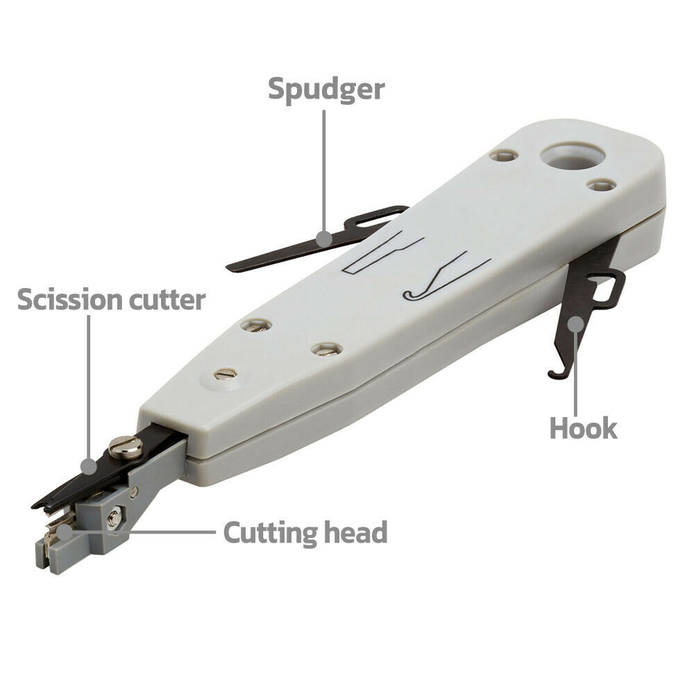 Impact Punch Down Tool 110 Blade Network Wire Cable Impact Punch Down Tool 110 Blade Network Wire Cable
