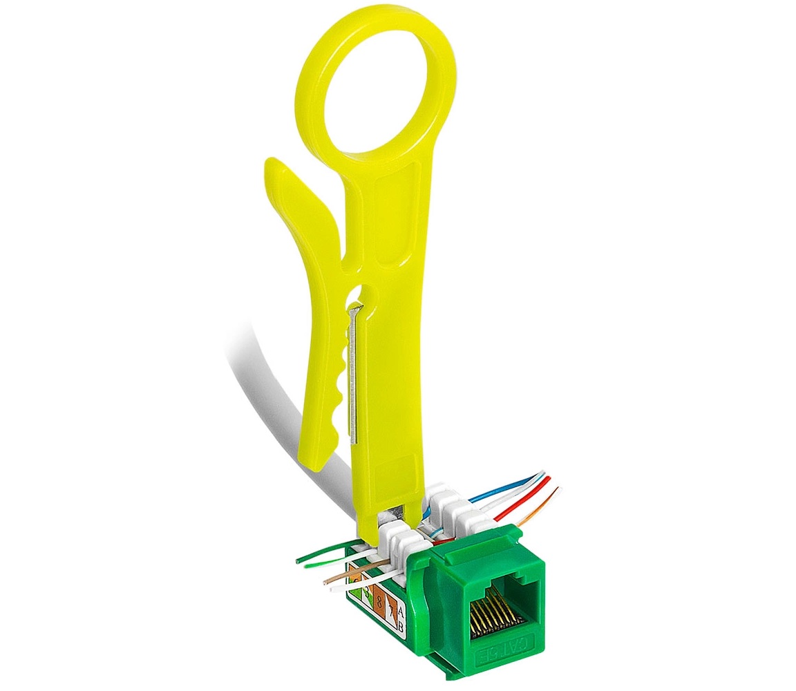 Punch Down and Wire Stripper for all Voice Video and Data Cables Punch Down and Wire Stripper for all Voice Video and Data Cables