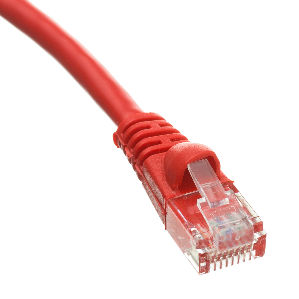 Snagless 75 Ft Cat5e Red Ethernet Patch Cable Snagless 75 Ft Cat5e Red Ethernet Patch Cable