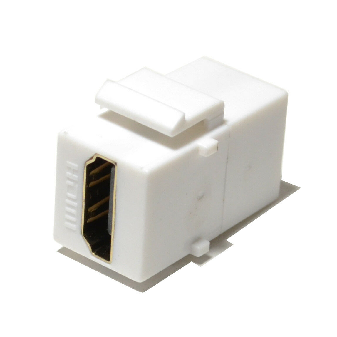 HDMI Keystone Wall Plate Snap-In Jack Insert Coupler HDMI Keystone Wall Plate Snap-In Jack Insert Coupler