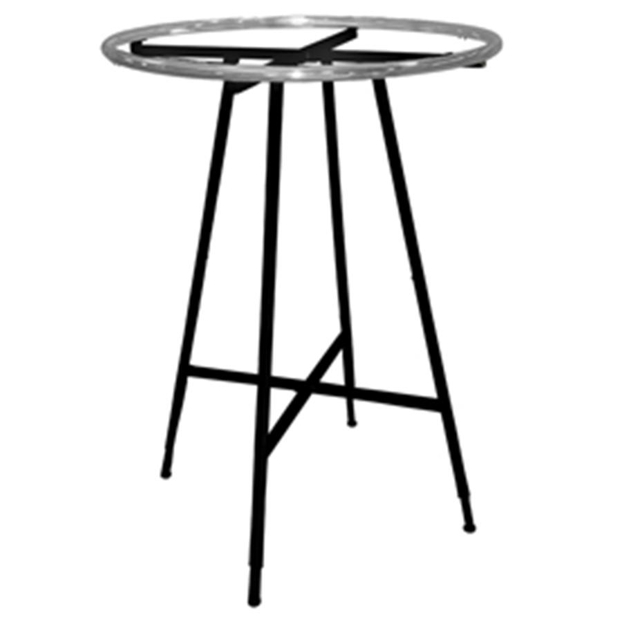 Round Clothing Rack Collapsible 48"-72"H Adjustable Black Round Clothing Rack Collapsible 48"-72"H Adjustable Black