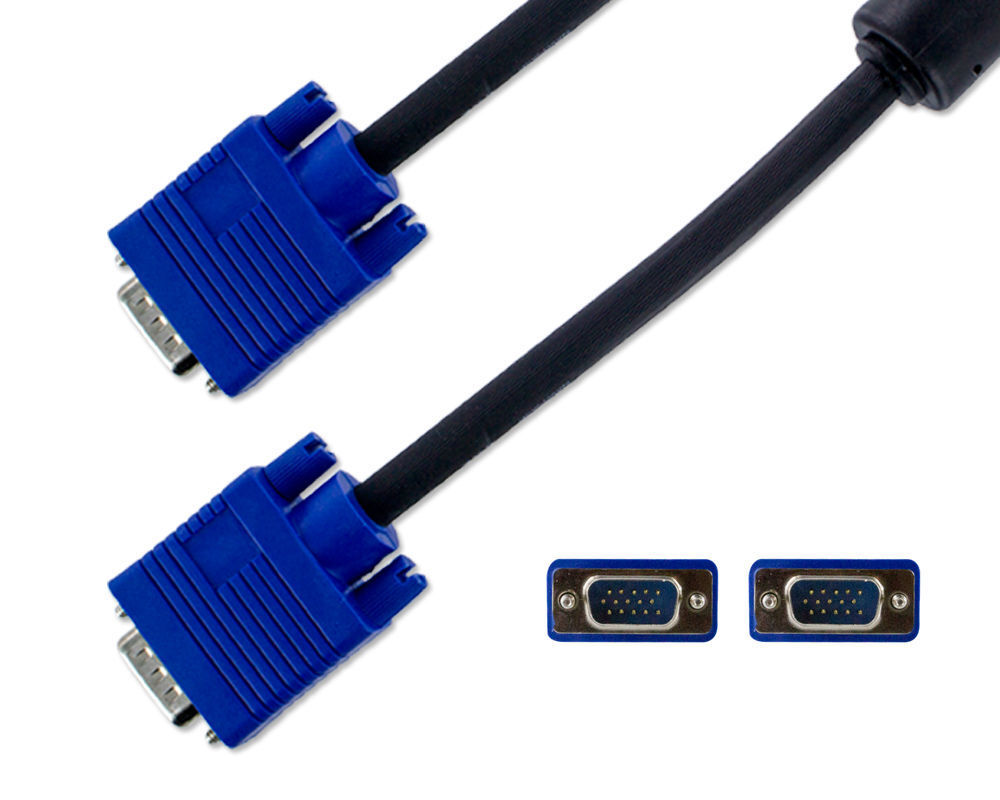 25 FT SVGA SUPER VGA Monitor 15PIN M/M Male To Male PC, TV, HDTV 25 FT SVGA SUPER VGA Monitor 15PIN M/M Male To Male PC, TV, HDTV