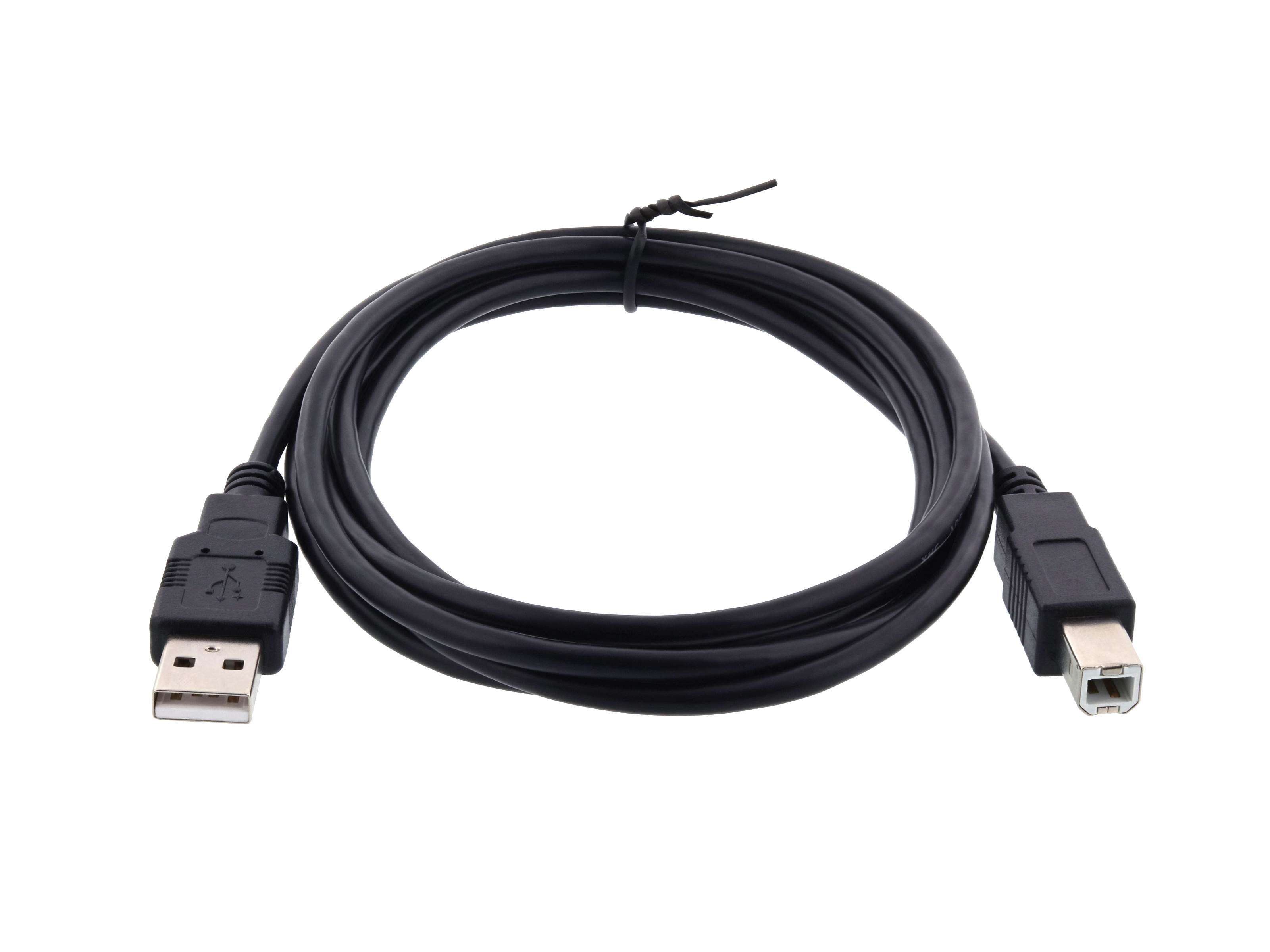 USB 2.0 Cable A to B M/M - 6 FT For PC or Mac USB 2.0 Cable A to B M/M - 6 FT For PC or Mac